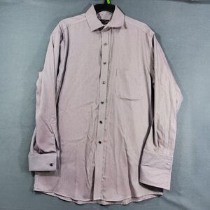 Tasso Elba Mens Button Down Shirt Size 15.5 32/33 M Checkered
